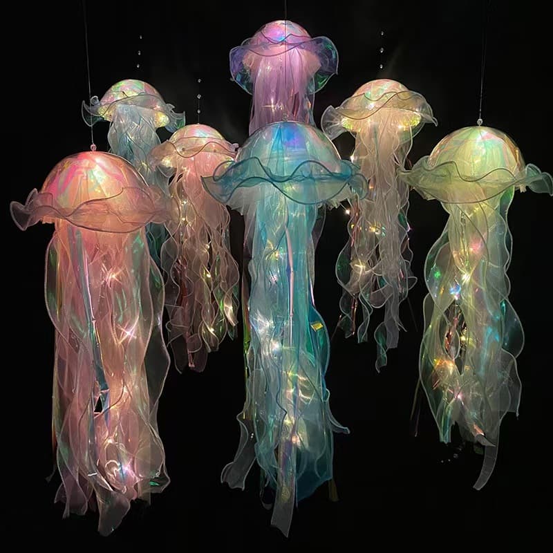 Lâmpada Agua-Viva Medusas LED Decoração Casa, Festa, Ambiente