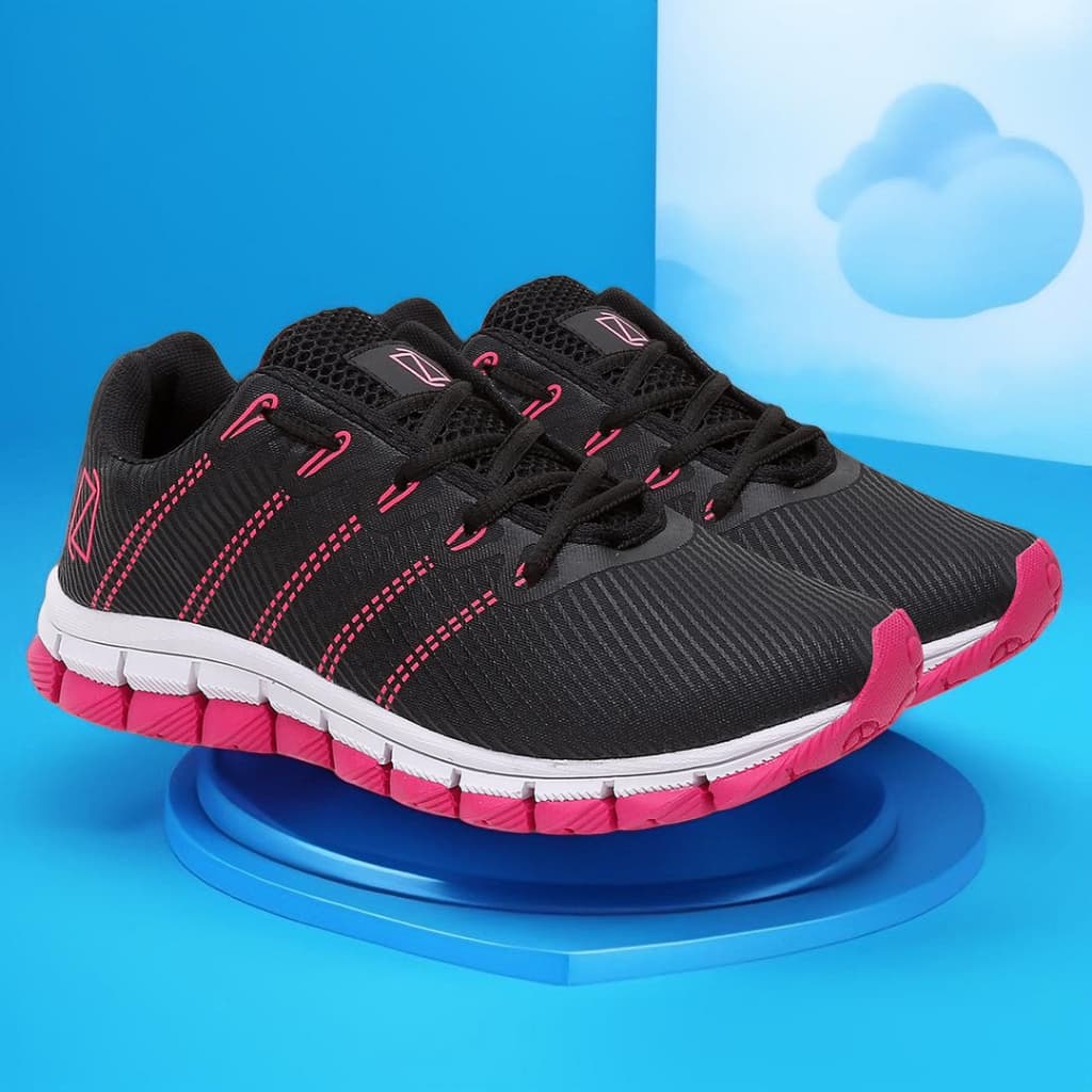 Tênis Feminino Titanium/Rosa:Conforto Premium e Design Moderno para Academia e Treinos e caminhadas!