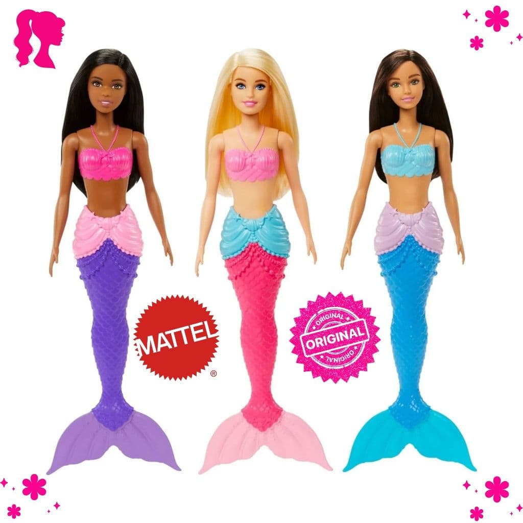 Boneca Barbie Sereia Básica Dreamtopia Arco Iris Original