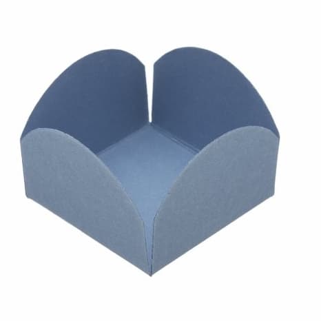 50 Unidades Forminha Pétala 4 Folhas 3,0X3,0cm Azul Claro
