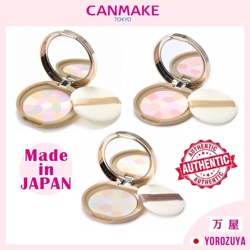 [Feito no JAPÃO] CANMAKE Tokyo Marshmallow Finish Powder Abloom 3 Cores Cosméticos Maquiagem Direto do Japão Japan Japão