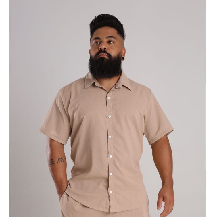 Camisão Linho Elegance Confort casual linho sporte fino