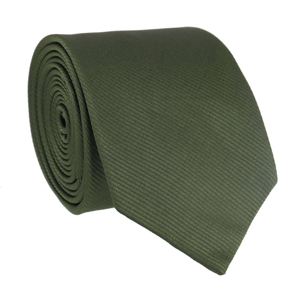 Kit 4 Gravatas Social Slim Verde Oliva Casamentos Padrinhos Eventos