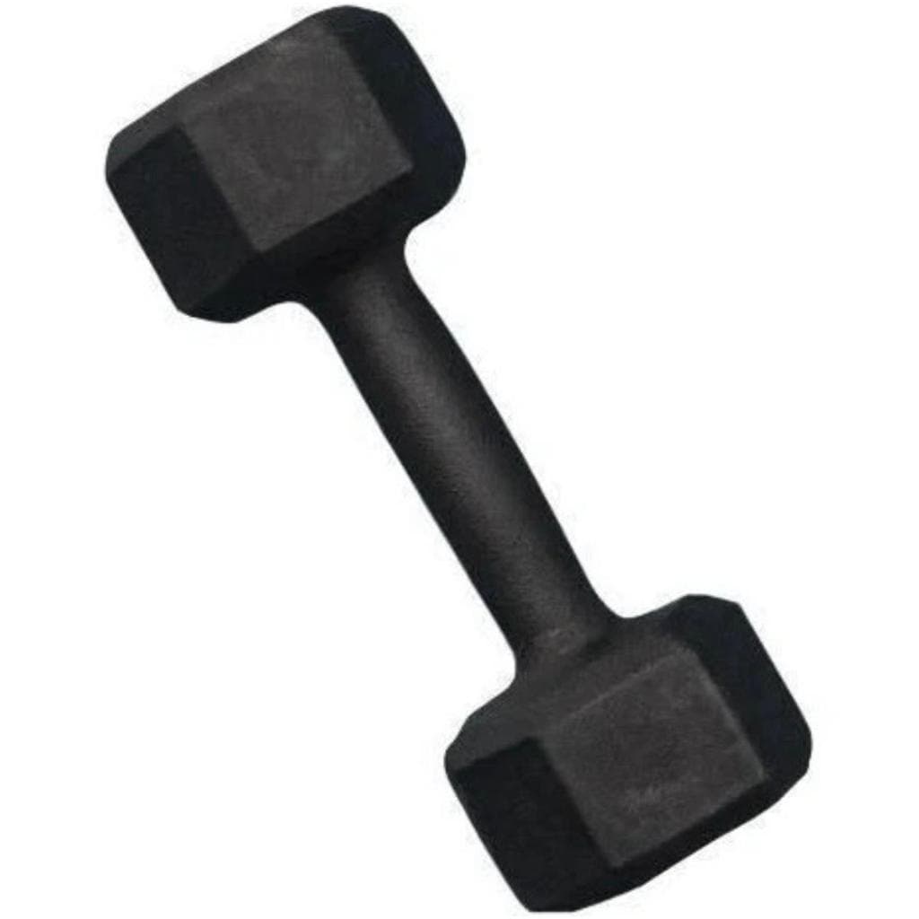 Halter Sextavado Pintado 3Kg "Unidade" - Treino em Casa Musculação Academia  Funcional