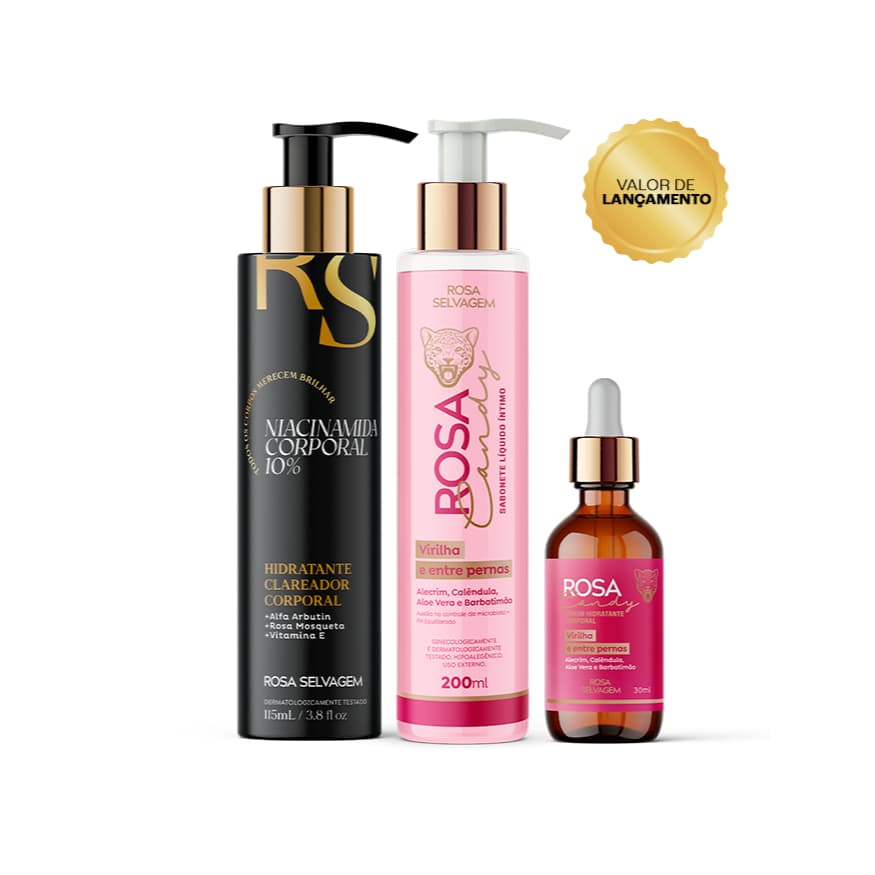 Kit Uniformidade corporal e íntima