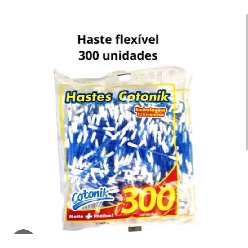 2 kit com 600 unidades Hastes Cotonete kids infantil embalagem econômica