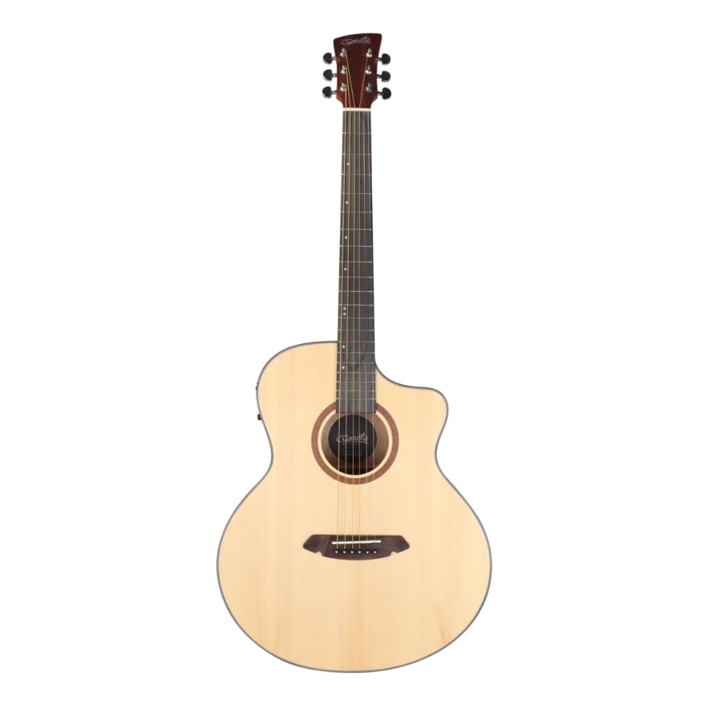 Violão Elétrico Coral 40" - Tampo Sólido Em Spruce - Clear Natural - Eq 3 Bandas - Vgac1954Cn40