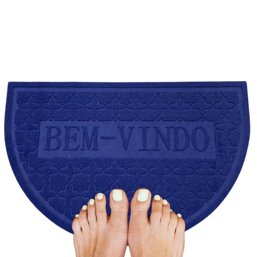 Capacho Tapete de Porta Meia Lua  37x57 cm
