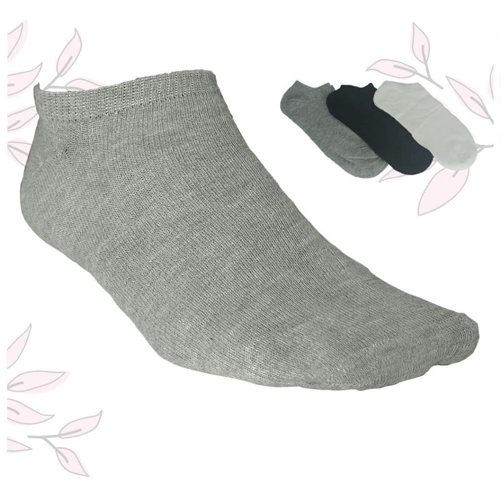 Kit 12 Pares Meias Cano Curto Soquete Lisa do 40 ao 46 Unissex Resistente Preço Baixo