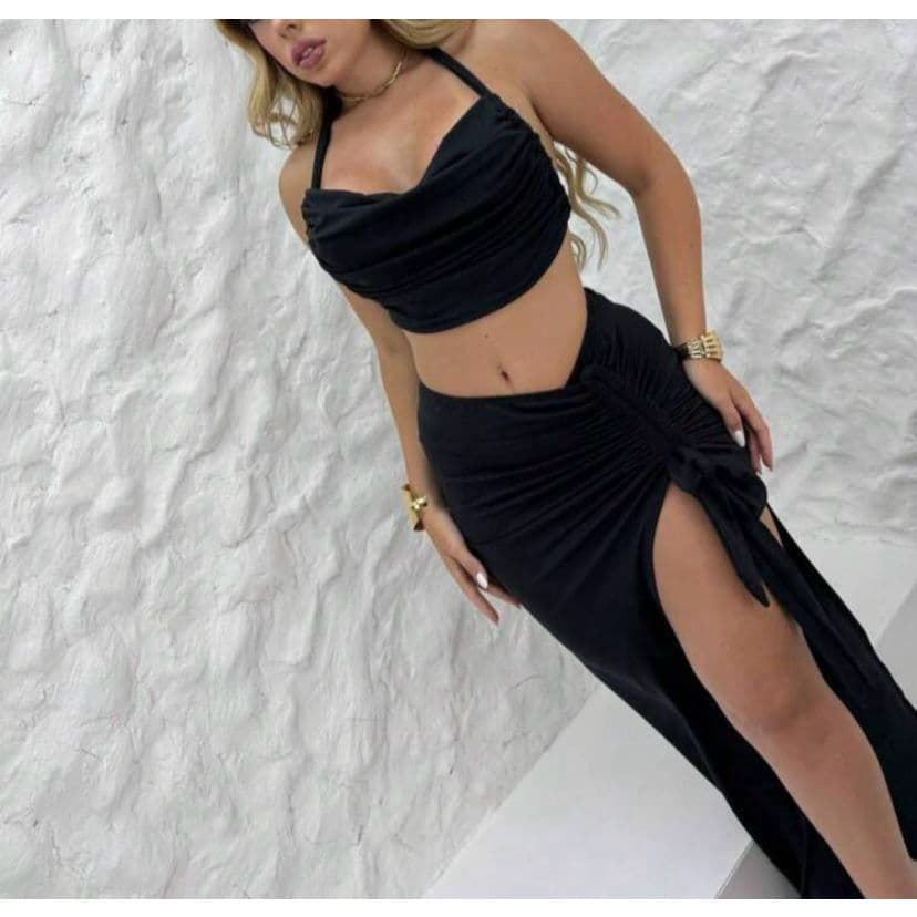 conjunto 3 peças moda blogueira