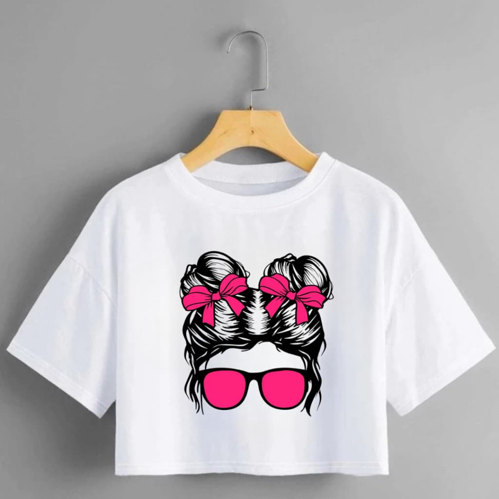Blusinha T-shirt Blusa Feminino Cropped Algodão Básico Estiloso Confortável