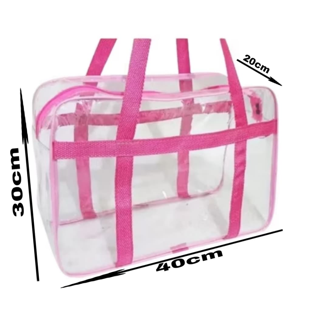 Bolsa moda praia e piscina Rosa (G.0,20)