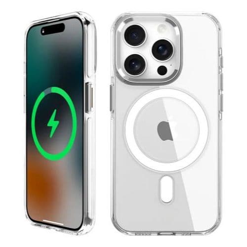 Capa Capinha Magnética Space Transparente Anti Impacto TPU Case Apple IPhone 11 12 13 14 15 16 Pro max