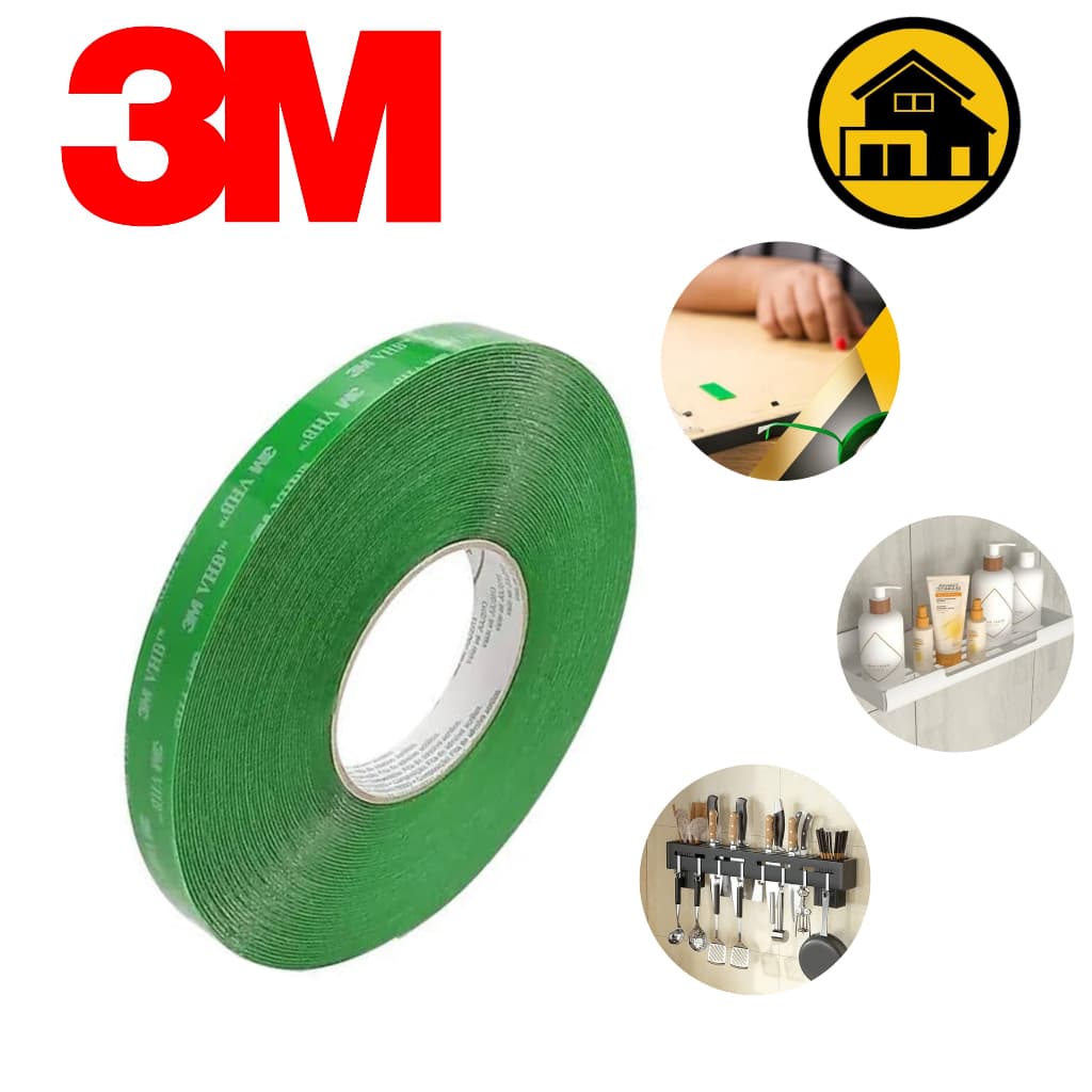 Fita Dupla Face 3M Dupla Face Para Parede Fita Adesiva Fixa Forte Transparente