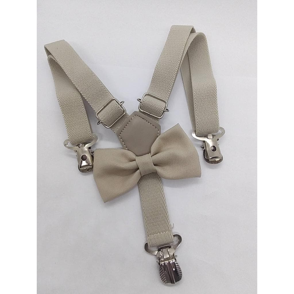 Kit Suspensorio E Gravata Borboleta Infantil Masculina 1 A 8 Anos Com Regulagem Para Festas Eventos
