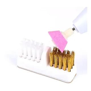 Escova Com Aço Para Limpeza De Brocas