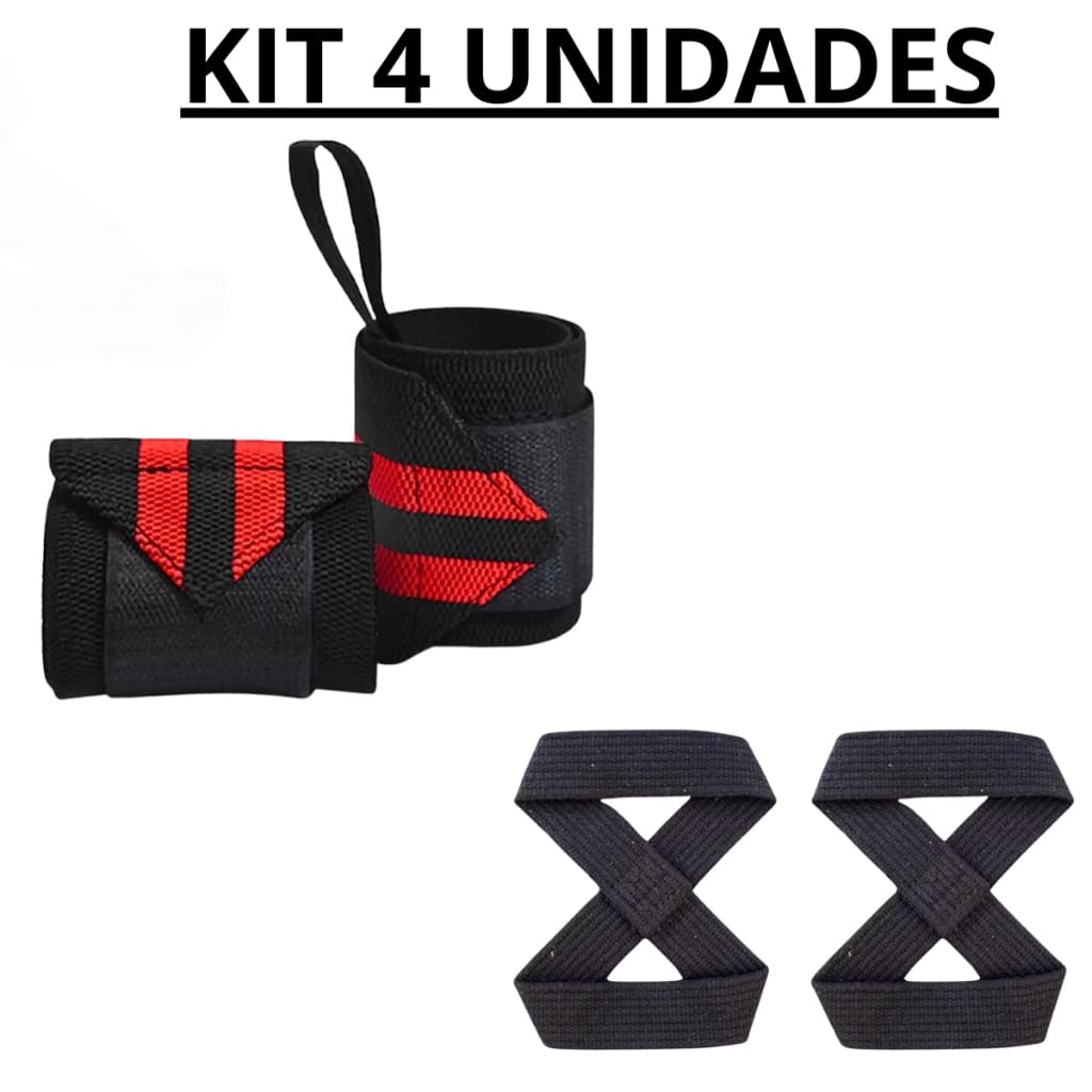 Kit Munhequeira Profissional + Tala de Strap em 8 𝟭𝟬𝟬% 𝗔𝗹𝗴𝗼𝗱𝗮̃𝗼 Academia Crossfit