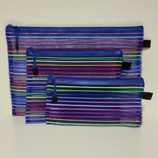 KIT Estojo E Necesseire Multiuso Bolsinha Nylon Colorido Necessaire Porta Mascara Descartavel