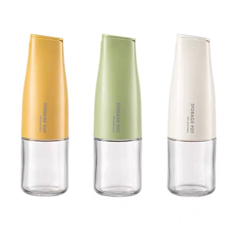 Galheteiro de Vidro Dispenser Multiuso 500ml para Óleo de Cozinha Azeite Vinagre e Shoyu Kit Garrafa para Armazenamento