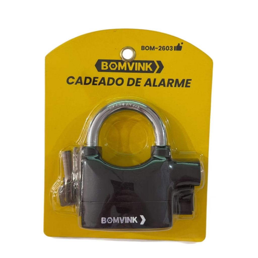 Cadeado Anti-furto Com Alarme Com Alarme Sonoro A Prova De Água Moto Bicicleta Portão