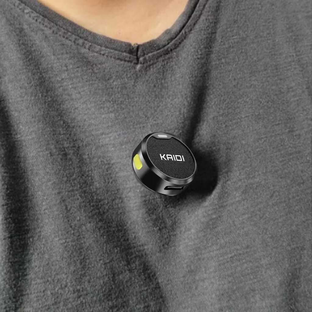 Microfone De Lapela Profissional Bluetooth Microfone Duplo Sem Fio 20 Metros Para Android/IPhone