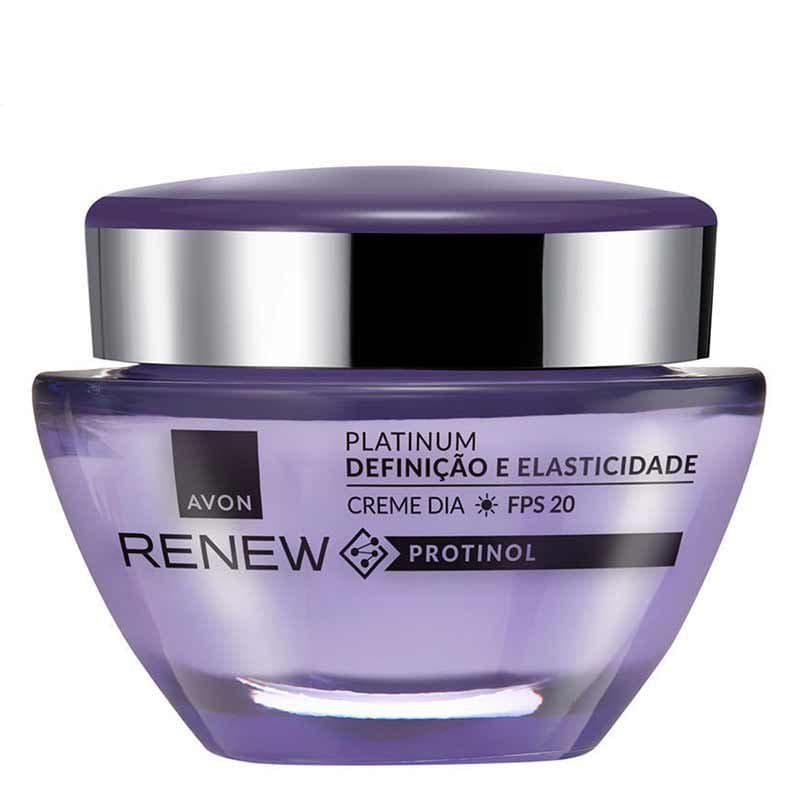 Renew Platinum 55+ Dia Fps 20 Creme Anti-idade 50g Avon