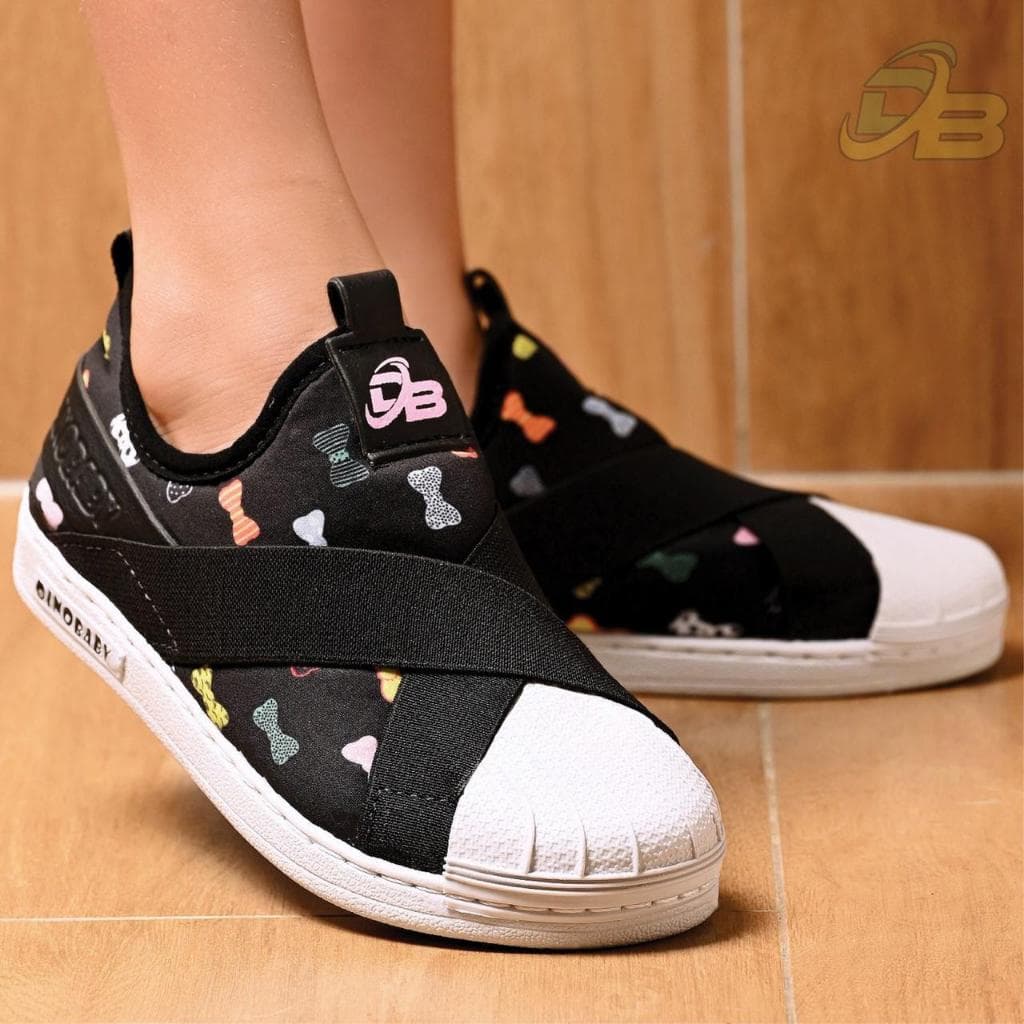 Tênis Slip On  Feminino Laço do 17 ao 33