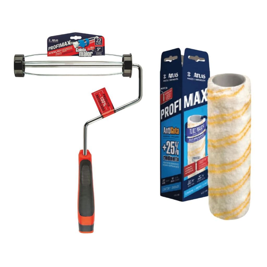 Garfo para Pintura ou Rolo Antigota 23cm Profimax Rende Mais Tubo Maior Profissional
