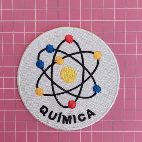Profissão Bordado Química Patch para Jalecos Termocolante ou Velcro Logomarca