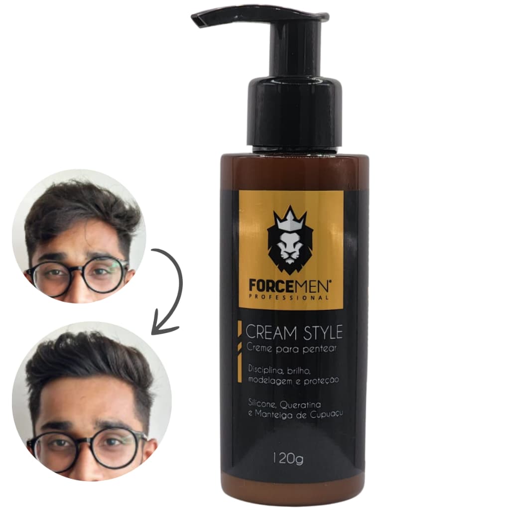 Creme Para Pentear Cream Style Disciplina os Cabelos Com Manteiga de Cupuaçu