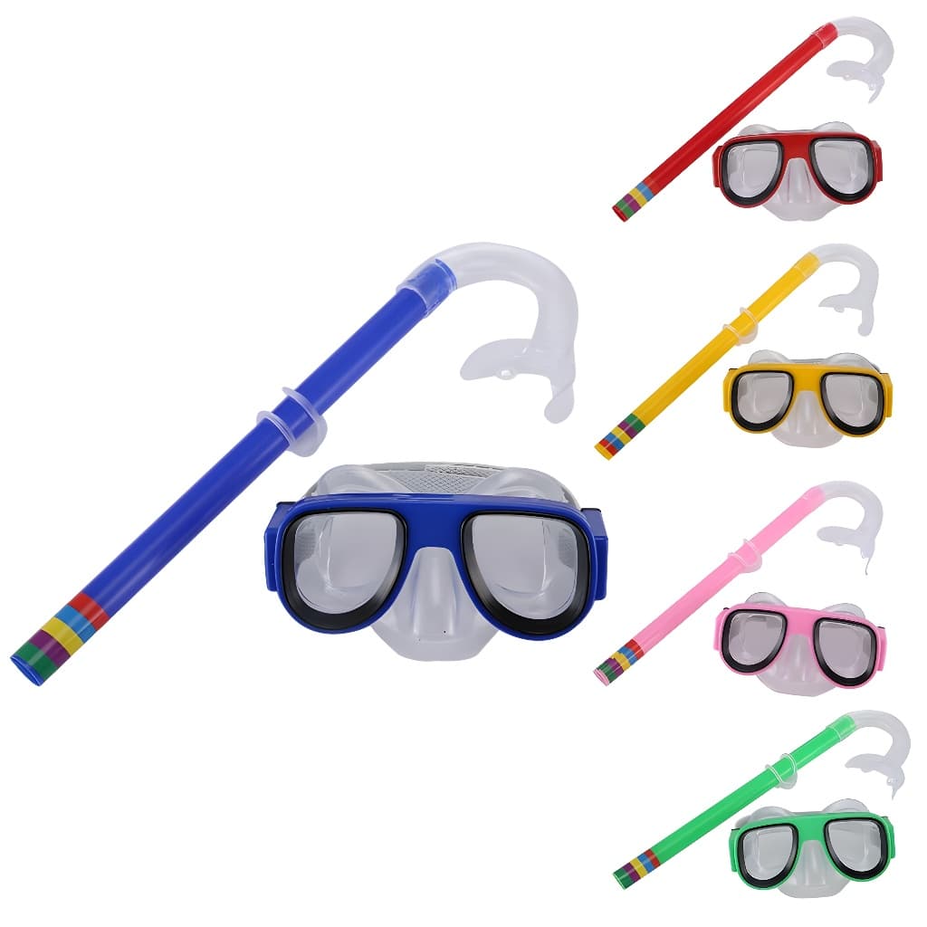 Máscara de Mergulho Infantil Snorkel Óculos Praia Piscina