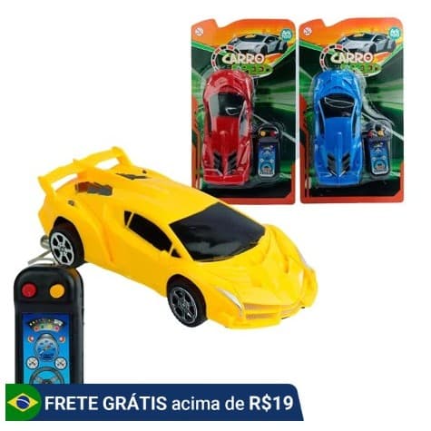 Carrinho Controle Remoto - Ação Meninos Velozes  e Furiosos - SPEED