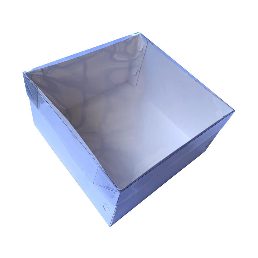 Caixa para Presente 17x17x9 Tampa PET Embalagem Caneca