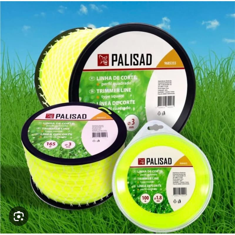 Fio de Nylon Para Roçadeira  e aparador de grama Jardinagem