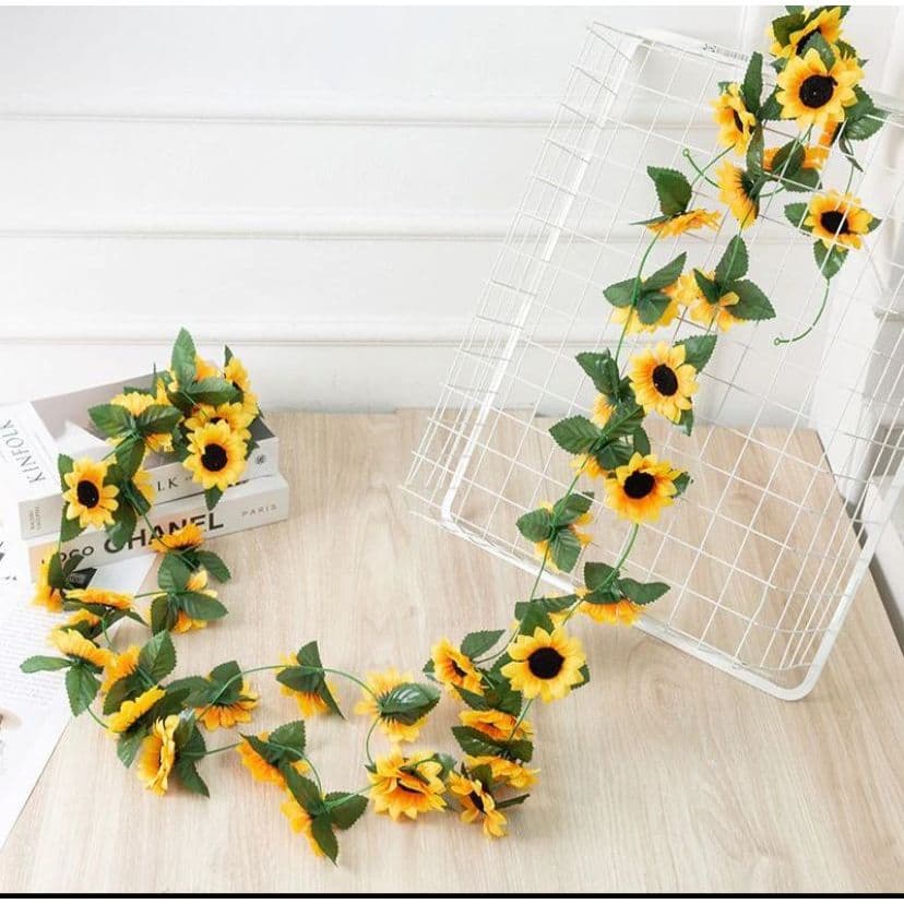 4 Metros de cordão corrente artificial Girassol Casamentos decoração decorar