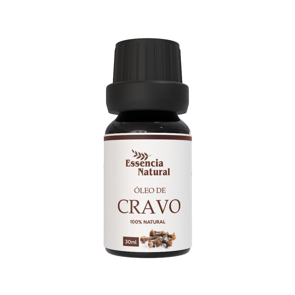 Óleo Vegetal de Cravo 30 ml Puro e Natural - Kits com 1, 2 e 3 Unidades ESSENCIA NATURAL