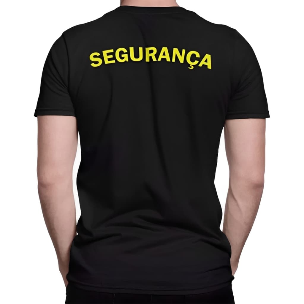 Camiseta Camisa Masculina Feminina 100% Algodão Segurança Privada Agente Vigilante