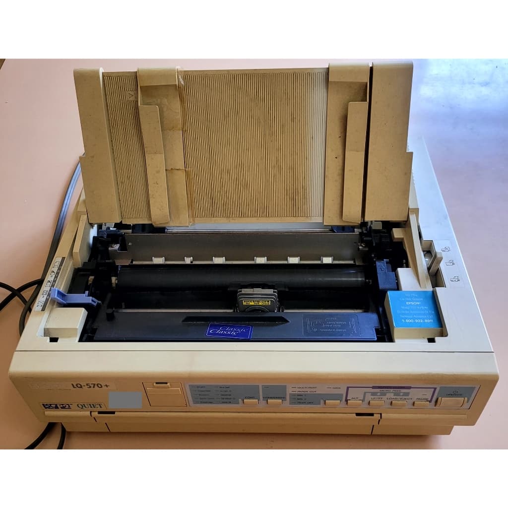 Impressora Epson Lq-570+ 24 Agulhas Para Retirada De Peças Não Liga