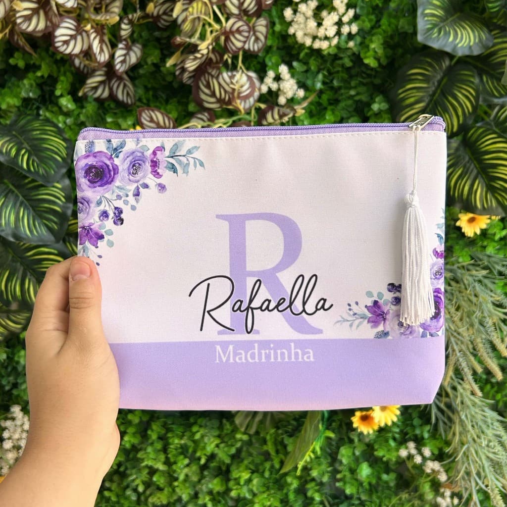 Necessaire Casamento Personalizada com Nome Madrinhas