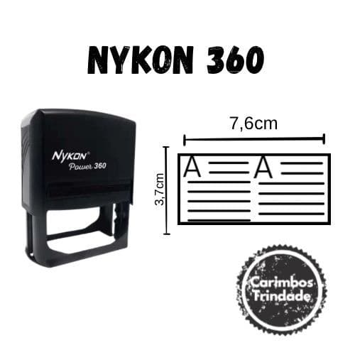 CARIMBO NYKON 360 - IGREJAS / HOSPITAIS / EMPRESAS / ESCOLAS