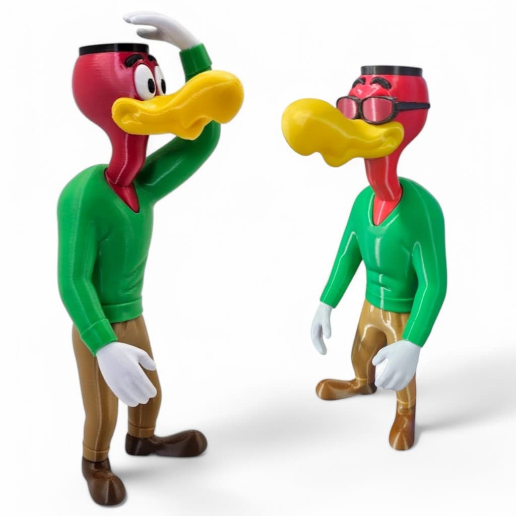 Zeca Urubu Chavão Cabelinho na Régua Turma do Pica Pau Action Figure Colecionável e Presente