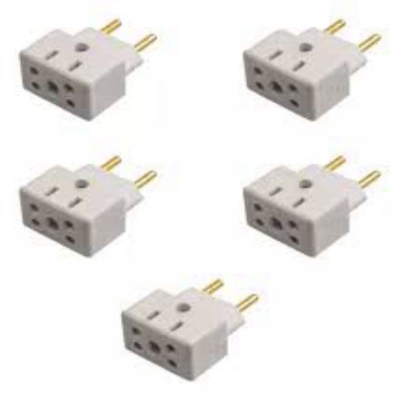 kit 5 Benjamim tomada Bob esponja 10A e 20A adaptador universal com pino grosso plug plugle