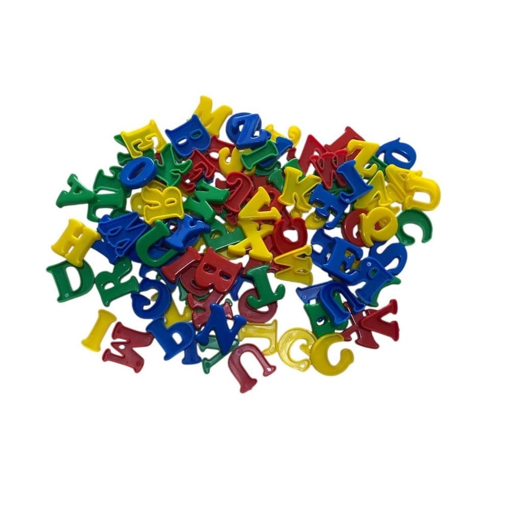 Kit Alfabeto Com 4 Alfabeto A-Z Colorido para Escolas e Crianças 104 letrinhas