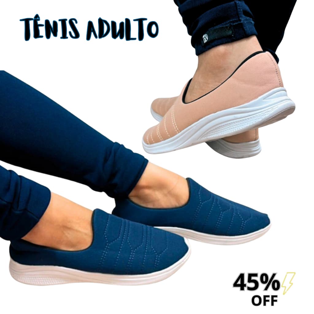 PROMOÇÃO!! Tênis Meia Confortável Único Estilo Flexível Passos Leves Macio