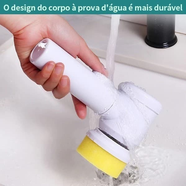 Escova de Limpeza Elétrica Multifuncional 5-em-1 (MAGIC-BRUSH)