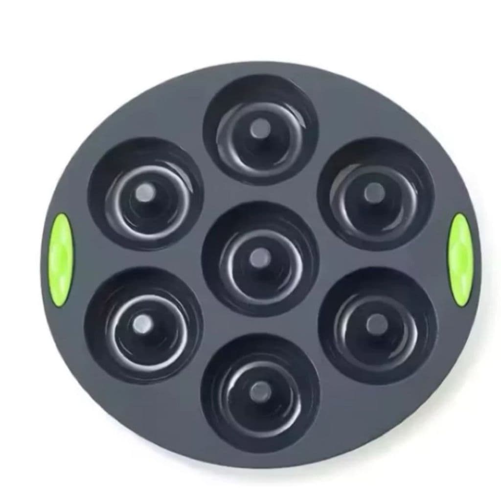 Molde de Silicone Forma para donuts com alça Confeiteiro