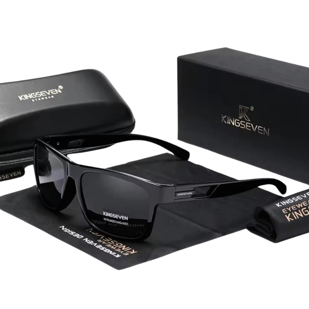 Óculos De Sol KingSeven Polarizado Uv400 - Ideal Para O Uso Diário - Kit Completo