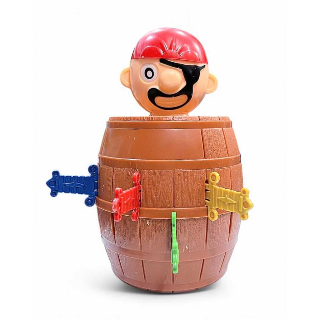 Pula Pirata Jogo Infantil Brinquedo Barril do Pirata Diversão Para Crianças.