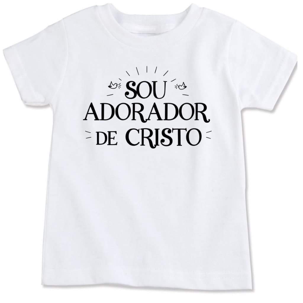 Camisa Personalizada Sou Adorador de Cristo