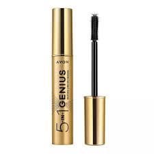 Máscara de Cílios Avon Genius Multibenefícios – Preto | Volume Extremo, Aplicador 3D, Alta Fixação e Fórmula Suave